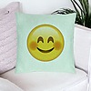 Perna Decorativa, Model Emoji Rusinos, 40x40 cm, Verde Menta, Husa Detasabila, Burduf 23 bsC0217 PhotoRoom