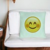 Perna Decorativa, Model Emoji Rusinos, 40x40 cm, Verde Menta, Husa Detasabila, Burduf 27 bsC0217 PhotoRoom 4