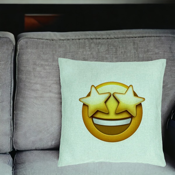 Perna Decorativa, Model Emoji WOW, 40x40 cm, Verde Menta, Husa Detasabila, Burduf 18 bsC0218 PhotoRoom 2