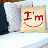 Perna Decorativa Patrata I'm Happy, 40x40 cm, Husa Detasabila, Burduf 34 bsc0002 PhotoRoom 4
