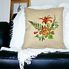 Perna Decorativa Patrata Florale, 40x40 cm, Husa Detasabila, Burduf 30 bsc0004 PhotoRoom