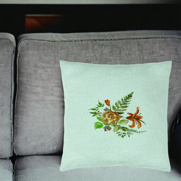 Perna Decorativa, Model Florale, 40x40 cm, Verde Menta, Husa Detasabila, Burduf 18 bsc0004 PhotoRoom 2 1
