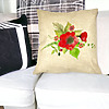 Perna Decorativa Patrata Florale Mac, 40x40 cm, Husa Detasabila, Burduf 30 bsc0006 PhotoRoom 2