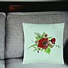 Perna Decorativa, Model Florale Mac, 40x40 cm, Verde Menta, Husa Detasabila, Burduf 25 bsc0006 PhotoRoom 2 2