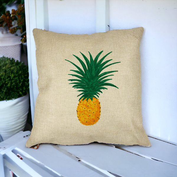 Perna Decorativa Patrata Ananas, 40x40 cm, Husa Detasabila, Burduf 22 bsc0007 PhotoRoom 1