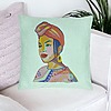 Perna Decorativa, Model African Style, 40x40 cm, Verde Menta, Husa Detasabila, Burduf 24 bsc0011 PhotoRoom 1 1