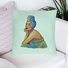 Perna Decorativa, Model African Fashion, 40x40 cm, Verde Menta, Husa Detasabila, Burduf 25 bsc0012 PhotoRoom 2 1