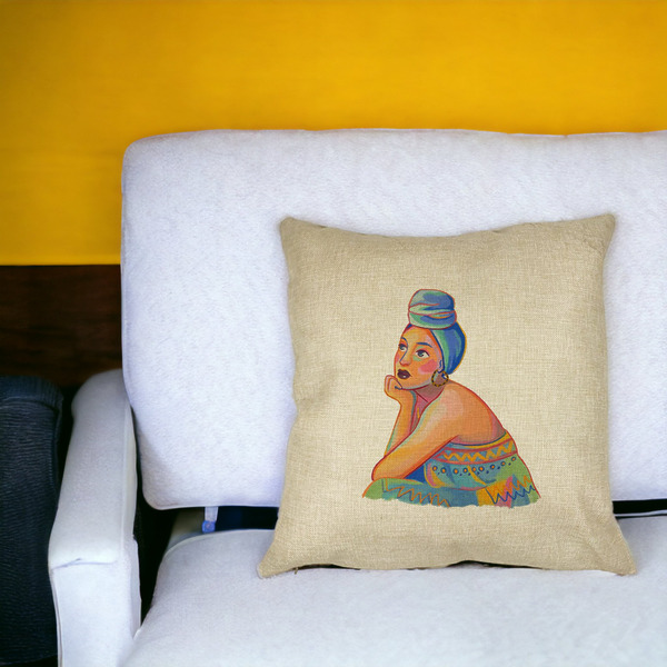 Perna Decorativa Patrata African Fashion, 40x40 cm, Husa Detasabila, Burduf 20 bsc0012 PhotoRoom 3