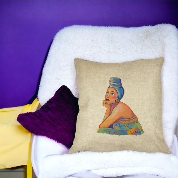 Perna Decorativa Patrata African Fashion, 40x40 cm, Husa Detasabila, Burduf 21 bsc0012 PhotoRoom 4