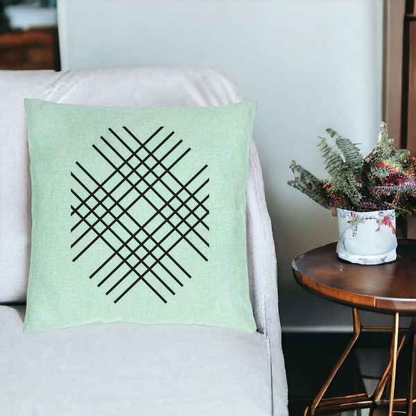 Perna Decorativa, Model Vera, 40x40 cm, Verde Menta, Husa Detasabila, Burduf 19 bsc0013 PhotoRoom 3 1
