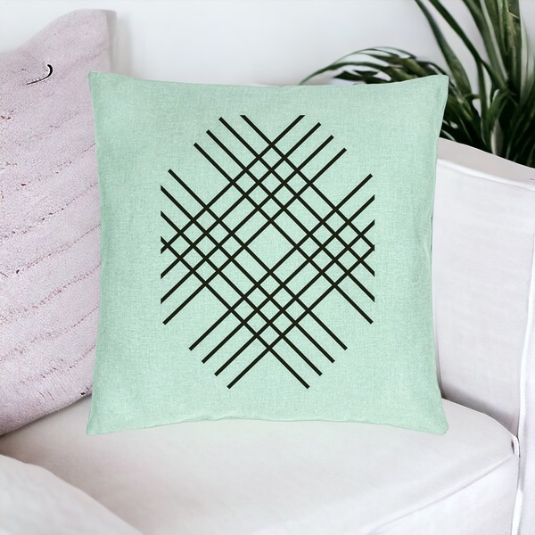 Perna Decorativa, Model Vera, 40x40 cm, Verde Menta, Husa Detasabila, Burduf 16 bsc0013 PhotoRoom 5
