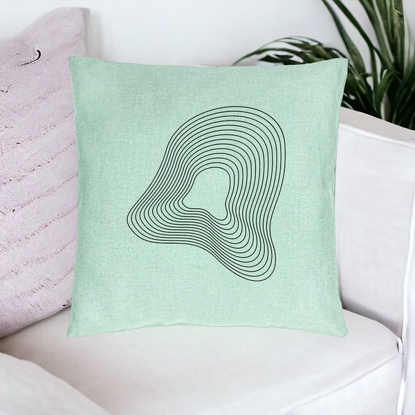 Perna Decorativa, Model F1, 40x40 cm, Verde Menta, Husa Detasabila, Burduf 16 bsc0014 PhotoRoom 5