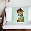 Perna Decorativa, Model Curly African, 40x40 cm, Verde Menta, Husa Detasabila, Burduf 26 bsc0016 PhotoRoom 3 1