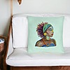 Perna Decorativa, Model Golden African, 40x40 cm, Verde Menta, Husa Detasabila, Burduf 27 bsc0017 PhotoRoom 4 1