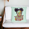 Perna Decorativa, Model Happy Baby, 40x40 cm, Verde Menta, Husa Detasabila, Burduf 27 bsc0018 PhotoRoom 4 1
