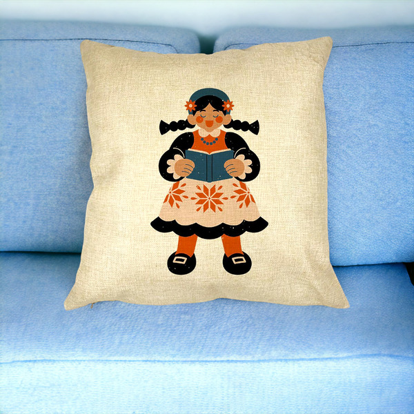 Perna Decorativa Patrata Folk, 40x40 cm, Husa Detasabila, Burduf 19 bsc0019 PhotoRoom 2