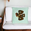 Perna Decorativa, Model Pasare, 40x40 cm, Verde Menta, Husa Detasabila, Burduf 27 bsc0021 PhotoRoom 4 1