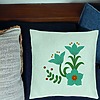 Perna Decorativa, Model Florale Verzi, 40x40 cm, Verde Menta, Husa Detasabila, Burduf 25 bsc0022 PhotoRoom 2 1