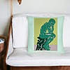 Perna Decorativa, Model The Thinker, 40x40 cm, Verde Menta, Husa Detasabila, Burduf 27 bsc0023 PhotoRoom 4 1