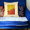 Perna Decorativa Patrata Bridge Art, 40x40 cm, Husa Detasabila, Burduf 25 bsc0024 PhotoRoom