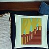Perna Decorativa, Model Bridge Art, 40x40 cm, Verde Menta, Husa Detasabila, Burduf 25 bsc0024 PhotoRoom 2 1