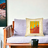 Perna Decorativa Patrata Bridge Art, 40x40 cm, Husa Detasabila, Burduf 27 bsc0024 PhotoRoom 2