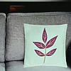 Perna Decorativa, Model Florale Yuko, 40x40 cm, Verde Menta, Husa Detasabila, Burduf 27 bsc0026 PhotoRoom 4 1