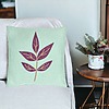 Perna Decorativa, Model Florale Yuko, 40x40 cm, Verde Menta, Husa Detasabila, Burduf 23 bsc0026 PhotoRoom 6