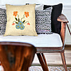 Perna Decorativa Patrata Florale Roz si Alastru, 40x40 cm, Husa Detasabila, Burduf 29 bsc0027 PhotoRoom 4