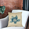 Perna Decorativa Patrata Florale Blue Flower, 40x40 cm, Husa Detasabila, Burduf 34 bsc0029 PhotoRoom 3