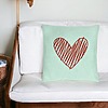 Perna Decorativa, Model Inimioara, 40x40 cm, Verde Menta, Husa Detasabila, Burduf 27 bsc0032 PhotoRoom 4