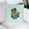 Perna Decorativa, Model Mommy's Boy, 40x40 cm, Verde Menta, Husa Detasabila, Burduf 27 bsc0047 PhotoRoom 4