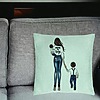 Perna Decorativa, Model Mom of Boys, 40x40 cm, Verde Menta, Husa Detasabila, Burduf 25 bsc0049 PhotoRoom 2