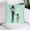 Perna Decorativa, Model Mom of Girls, 40x40 cm, Verde Menta, Husa Detasabila, Burduf 27 bsc0050 PhotoRoom 4