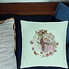 Perna Decorativa, Model The Flower Lady, 40x40 cm, Verde Menta, Husa Detasabila, Burduf 24 bsc0055 PhotoRoom 1