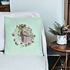 Perna Decorativa, Model The Flower Lady, 40x40 cm, Verde Menta, Husa Detasabila, Burduf 26 bsc0055 PhotoRoom 3