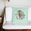 Perna Decorativa, Model The Flower Lady, 40x40 cm, Verde Menta, Husa Detasabila, Burduf 27 bsc0055 PhotoRoom 4