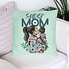 Perna Decorativa, Model Super MOM Babe, 40x40 cm, Verde Menta, Husa Detasabila, Burduf 27 bsc0058 PhotoRoom 4