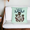 Perna Decorativa, Model Super Mom of Girls, 40x40 cm, Verde Menta, Husa Detasabila, Burduf 26 bsc0059 PhotoRoom 3
