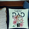 Perna Decorativa, Model Super DAD Fetite, 40x40 cm, Verde Menta, Husa Detasabila, Burduf 23 bsc0061 PhotoRoom