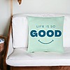 Perna Decorativa, Model Life is So Good, 40x40 cm, Verde Menta, Husa Detasabila, Burduf 26 bsc0065 PhotoRoom 3
