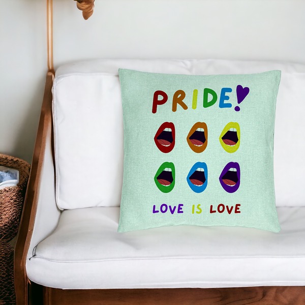 Perna Decorativa, Model Pride, 40x40 cm, Verde Menta, Husa Detasabila, Burduf 19 bsc0067 PhotoRoom 3