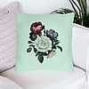 Perna Decorativa, Model Flori de Vara, 40x40 cm, Verde Menta, Husa Detasabila, Burduf 27 bsc0068 PhotoRoom 4