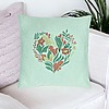 Perna Decorativa, Model Love Flowers, 40x40 cm, Verde Menta, Husa Detasabila, Burduf 27 bsc0069 PhotoRoom 4