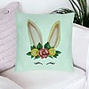 Perna Decorativa, Model Iepuras Floral, 40x40 cm, Verde Menta, Husa Detasabila, Burduf 27 bsc0072 PhotoRoom 4