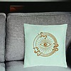 Perna Decorativa, Model Mystic Eye, 40x40 cm, Verde Menta, Husa Detasabila, Burduf 24 bsc0073 PhotoRoom 1