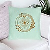 Perna Decorativa, Model Mystic Eye, 40x40 cm, Verde Menta, Husa Detasabila, Burduf 27 bsc0073 PhotoRoom 4
