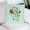 Perna Decorativa, Model Retro Art, 40x40 cm, Verde Menta, Husa Detasabila, Burduf 23 bsc0077 PhotoRoom