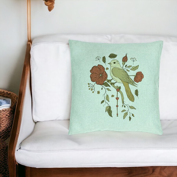 Perna Decorativa, Model Retro Art, 40x40 cm, Verde Menta, Husa Detasabila, Burduf 20 bsc0077 PhotoRoom 4
