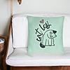 Perna Decorativa, Model Cat Lover, 40x40 cm, Verde Menta, Husa Detasabila, Burduf 26 bsc0081 PhotoRoom 3
